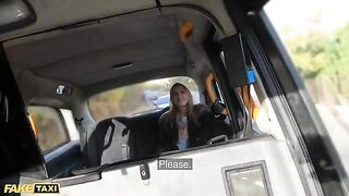 Jayla De Angelis gave the cabbie a deepthroat blowjob
