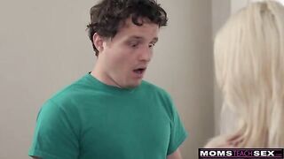 The hottest MILF action with a happy ending for the stepson