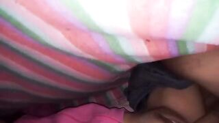 Chilean woman Rica Cogidita has sex under the sheets