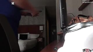 Babe fucks a big ass black man in her wet pussy