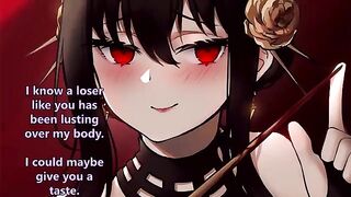 Yor wants to know some intimate details, but she's not allowed to touch