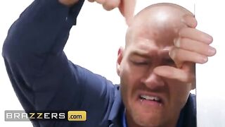 Xander helps Maserati XXX get unstuck by oiling her ass and fucking her