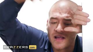 Xander helps Maserati XXX get unstuck by oiling her ass and fucking her