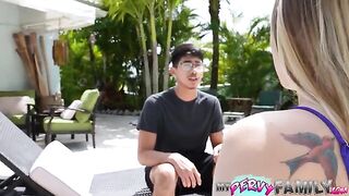 She gets caught with a guy and doesn’t want her family to know