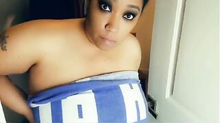Cornered in the closet, thick stepmom gets fucked by her stepson in POV