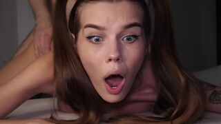 Petite teen 18 Yo gets her asshole gapped hard