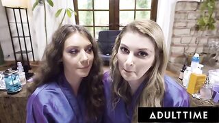 Hair stylists Elena Koshka and Bunny Colby are fucking in front of the camera for your pleasure