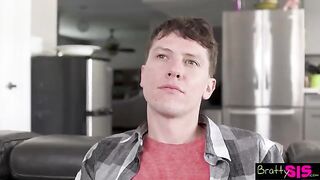 Stepsis asks if he has a boner and proceeds to suck it
