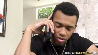 Bella Rolland gets hired by a dad and his son for a threesome