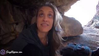 Three hikers got lost and fucked to keep themselves warm in the wilderness