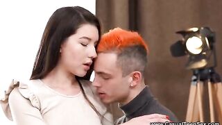 Day pickup leads to a steamy sex hookup with a young girl, full of desire