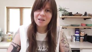 A hot Wisconsin girl is shooting a home video and fucks with her neighbor