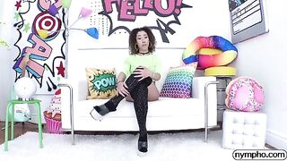 Skinny Latina Kira Perez gets her pussy full of sticky cum in HD