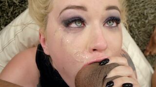A blonde woman with a big ass, Misha Cross, is ready for deep anal sex