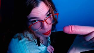 The teacher guides her student's hand to experience pleasure through ASMR