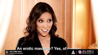 The sexy masseuse with an amazing body will make you a stunning massage