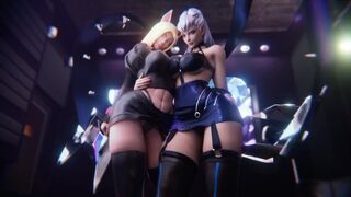 OUT Meet N Greet Part 2 Ahri Evelynn - animated fuck fest continues