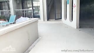 A wife got her big ass oiled on vacation