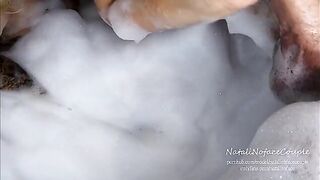 Horny blonde fucks in the bathtub and makes me cum fast