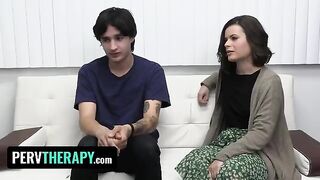 Aaliyah Love, the stunning MILF doctor, helps stepsiblings overcome their differences through a kinky therapy session