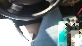 My nosy neighbor caught me jerking off in my car, she threatens to tell the residents