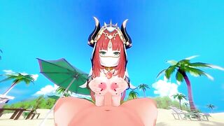 Beautiful Nilou girl in Genshin Impact fucks passionately
