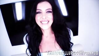 Theodora Day is a sexy brunette with striking blue eyes who loves to ride