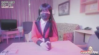 Yumeko Kakegurui lost a bet, no panties, raw sex