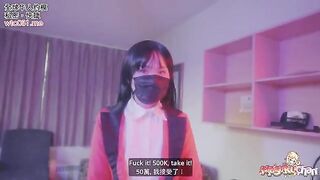 Yumeko Kakegurui lost a bet, no panties, raw sex