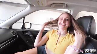 Teen Laney Grey gets her hairy pussy smashed hard