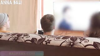 A risk has been taken, the husband almost caught them
