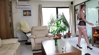Maid gets her first anal sex and squirts like Wet Kelly