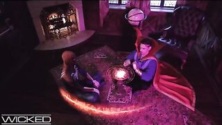 Deadpool, Captain Marvel, and Spiderman in a thrilling parody scene
