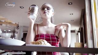 Meeting your new maid in a very intimate way