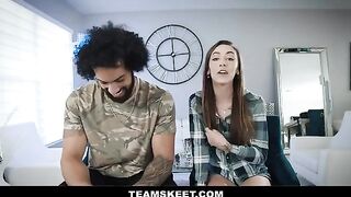 Girl was fucked in crazy poses by her boyfriend with a big dick