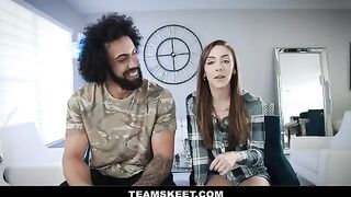Girl was fucked in crazy poses by her boyfriend with a big dick