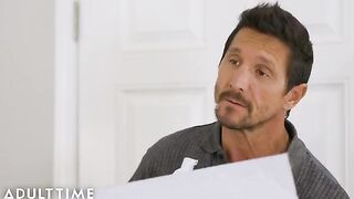 Savannah Sixx please her stepdad with the hottest nuru massage ever