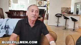 Old man’s dream came true when he fucked a young babe Sydney Sky