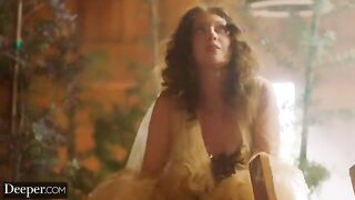 The goddess Elena Koshka has a fantasy with two guys in an intense threesome