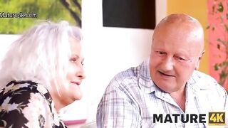 A guy had sex with a mature woman in front of her husband