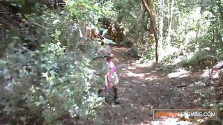 African lesbians try lesbian sex for the first time with a hot ebony threesome