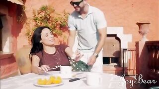 Anissa Kate is enjoying a holiday fling with a well-endowed man