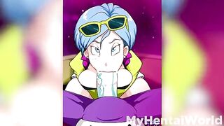 Bulma gets fucked by a dragon in this hot anime hentai compilation