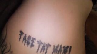 A man with a huge dick roughly fucked his girlfriend hard