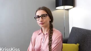 Hot English tutor fucks her student at his home in hardcore action