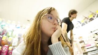 Amateur couple filmed sex vlog in hotel room, ending with passionate, raw intimacy and a huge creampie