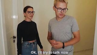 The husband watches his wife being fucked by a realtor to get a discount