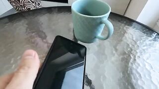 The stepson gets his morning wood satisfied by the hot stepmom Mira Lime in a steamy kitchen encounter