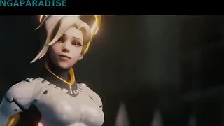 Hot Overwatch Mercy compilation with the hottest scenes