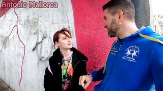 Submissive Russian teen gets picked up and fucked on the street